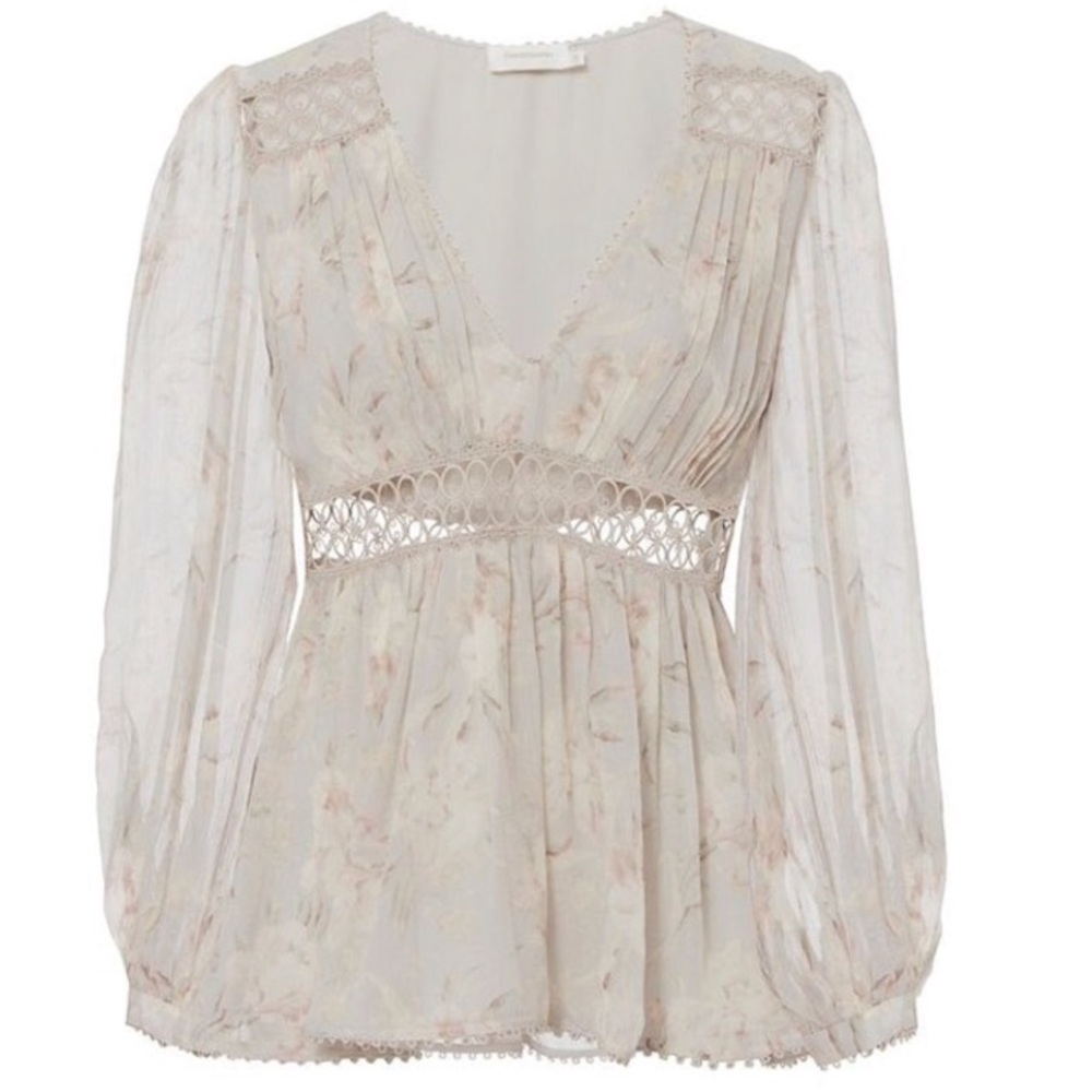 Zimmermann Iris Floral Blouse